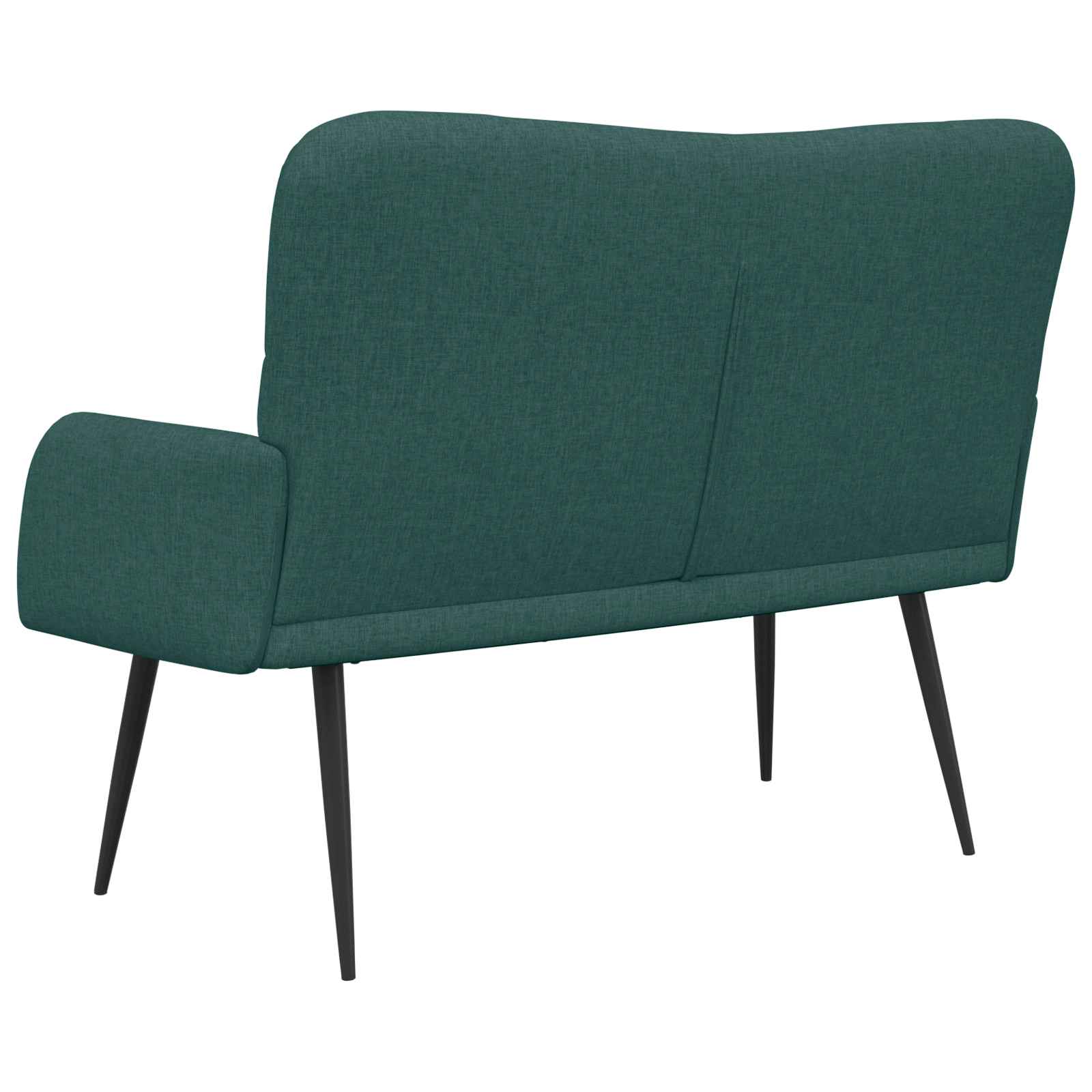 vidaXL Sofa dwuosobowa Ciemnozielony 115 x 61 x 87 cm tkanina