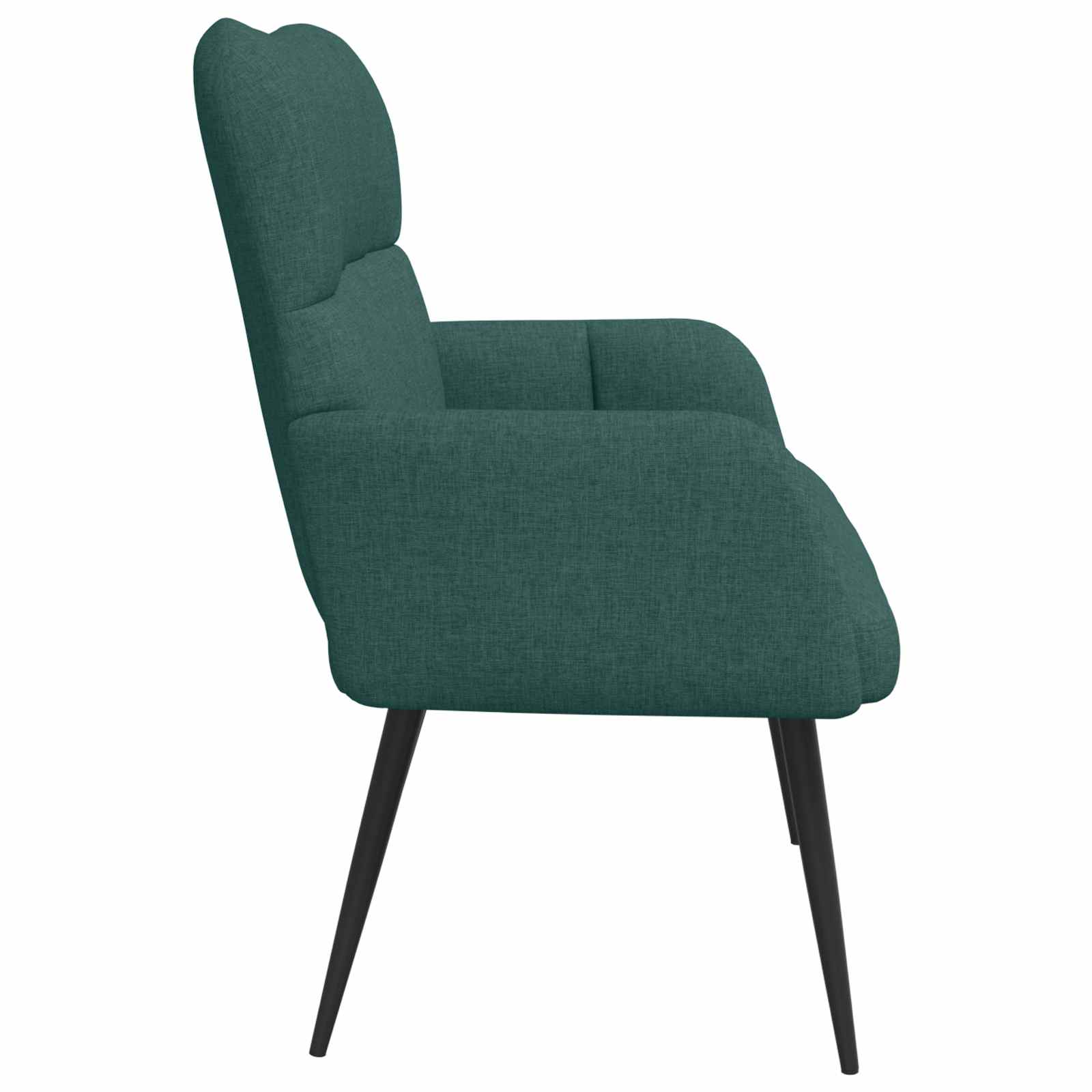 vidaXL Sofa dwuosobowa Ciemnozielony 115 x 61 x 87 cm tkanina