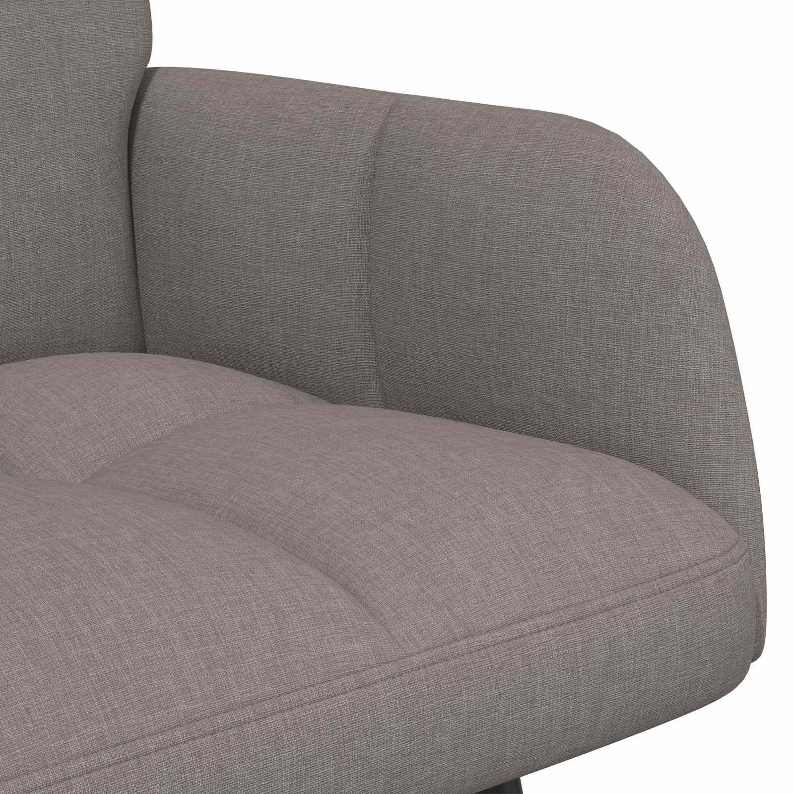vidaXL Sofa dwuosobowa Ciemnoszary 115 x 61 x 87 cm tkanina