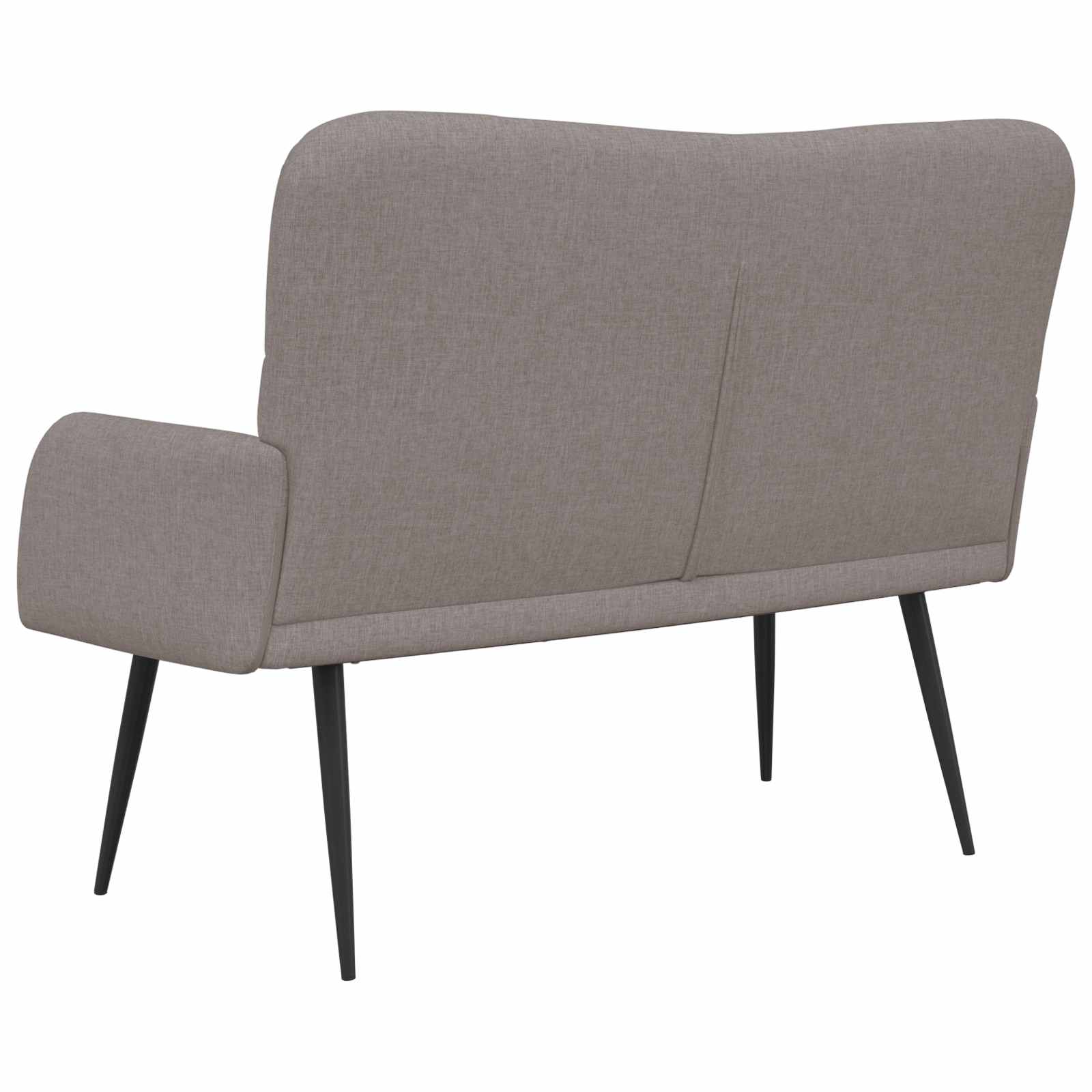 vidaXL Sofa dwuosobowa Ciemnoszary 115 x 61 x 87 cm tkanina