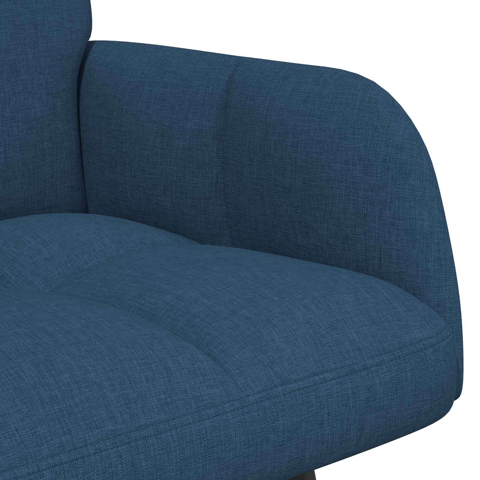 vidaXL Sofa dwuosobowa niebieski 115 x 61 x 87 cm tkanina