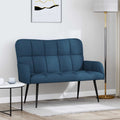 vidaXL Sofa dwuosobowa niebieski 115 x 61 x 87 cm tkanina