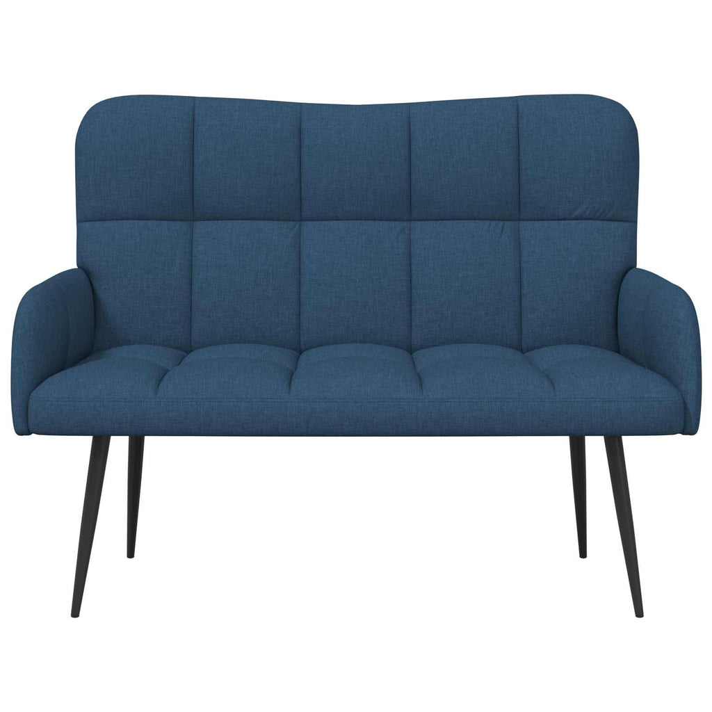 vidaXL Sofa dwuosobowa niebieski 115 x 61 x 87 cm tkanina