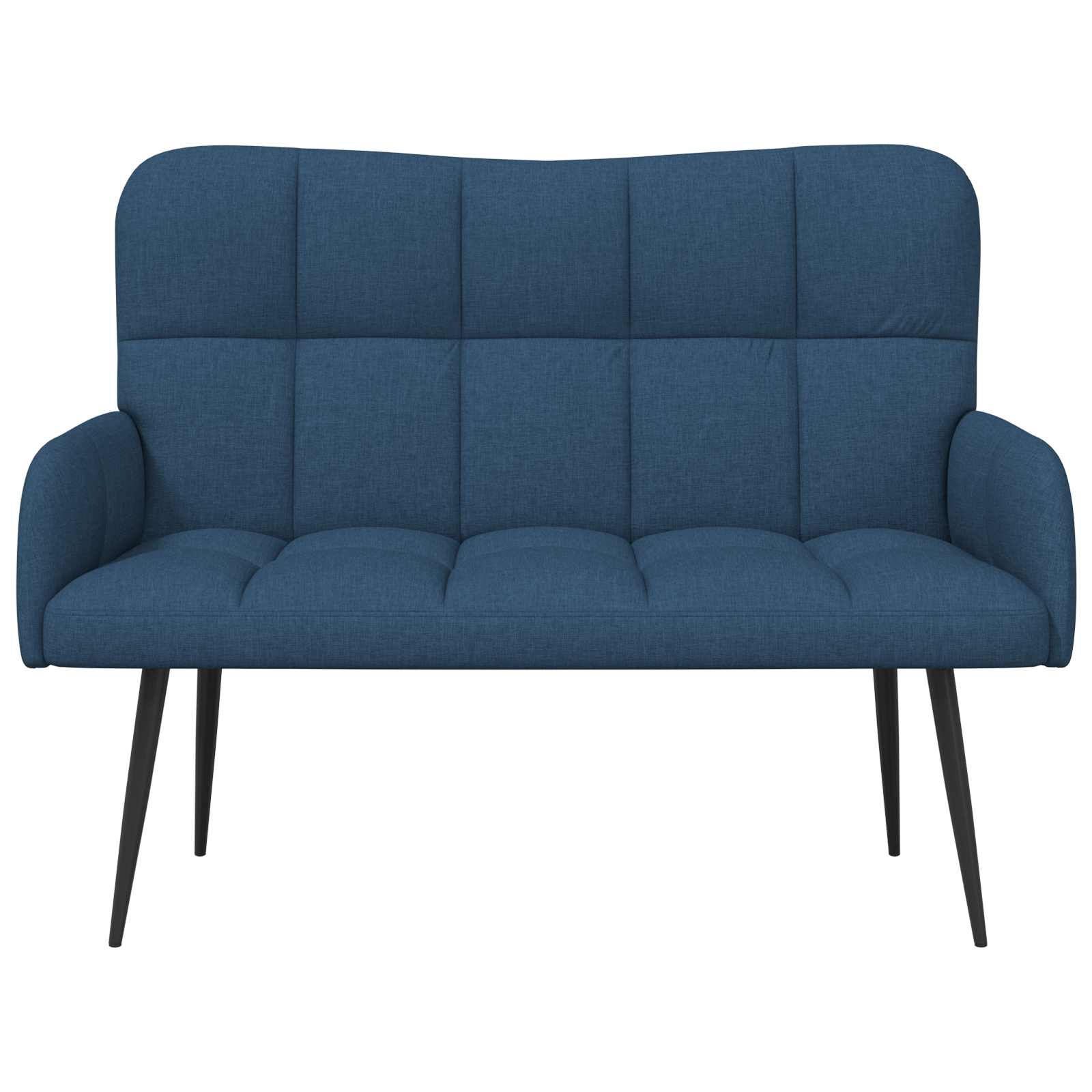 vidaXL Sofa dwuosobowa niebieski 115 x 61 x 87 cm tkanina