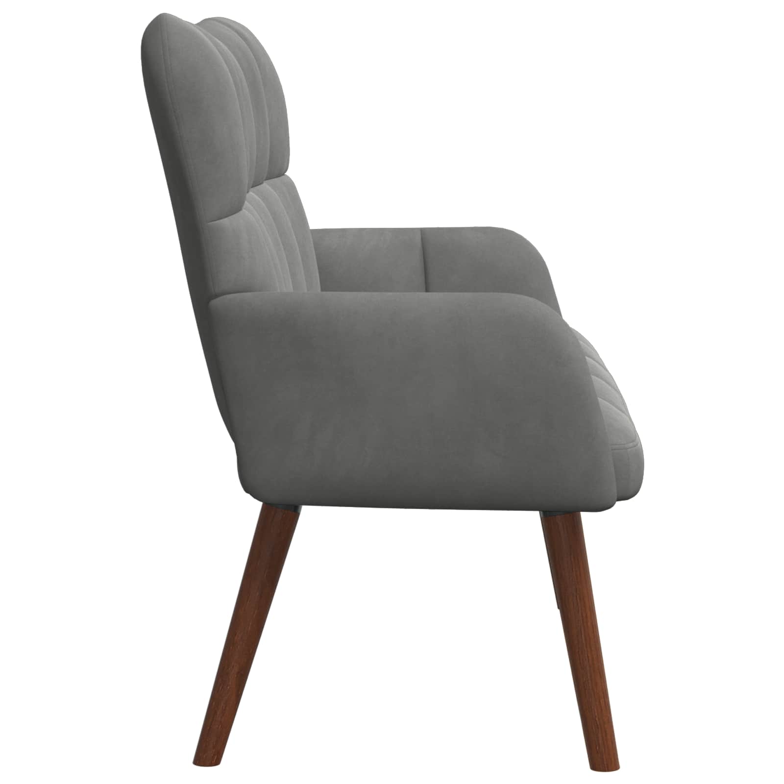 vidaXL Sofa dwuosobowa ciemnoszary 115 x 61 x 87 cm Welur