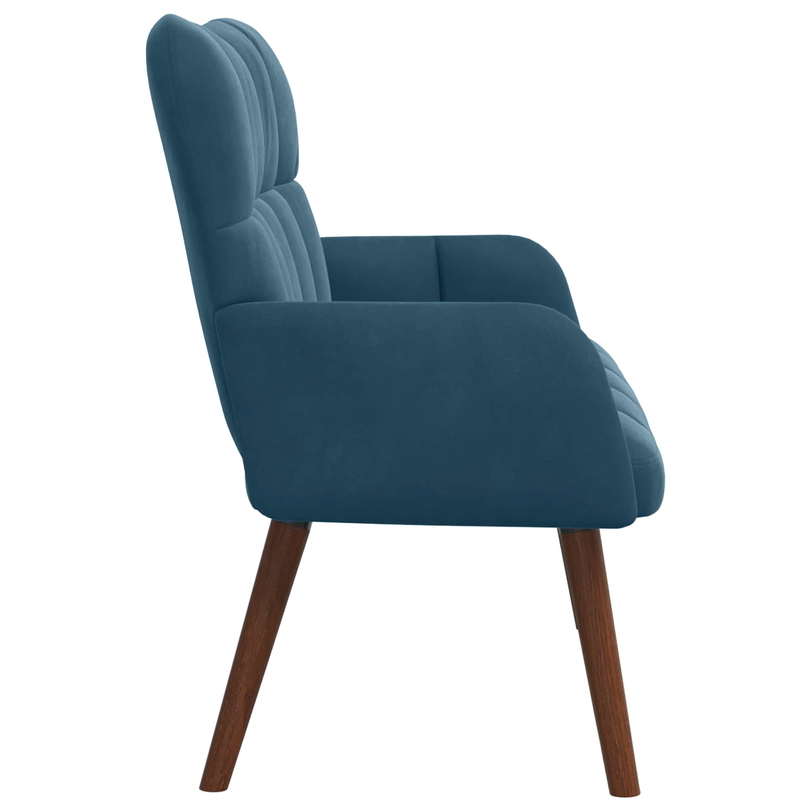 vidaXL Sofa dwuosobowa niebieski 115 x 61 x 87 cm Welur