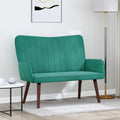 vidaXL Sofa dwuosobowa Turkusowy 115 x 61 x 87 cm Welur