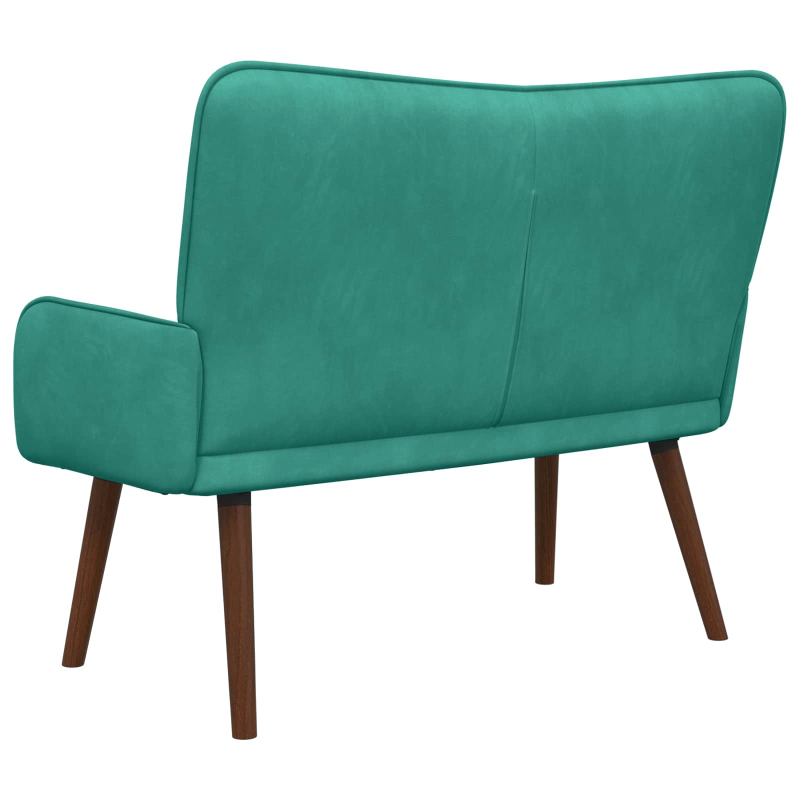vidaXL Sofa dwuosobowa Turkusowy 115 x 61 x 87 cm Welur