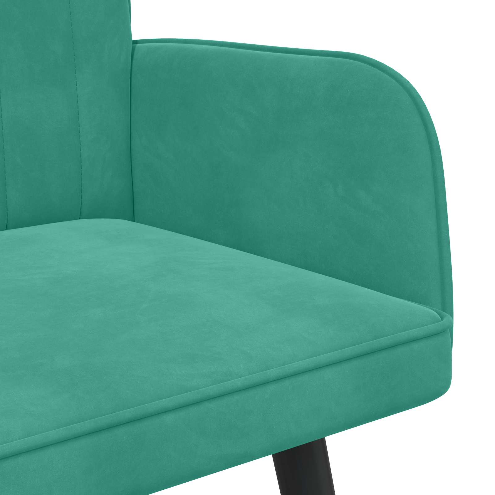 vidaXL Sofa dwuosobowa Turkusowy 115 x 61 x 87 cm Welur