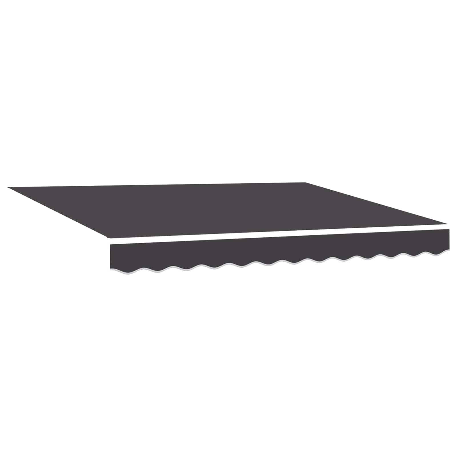 vidaXL Markiza wysuwana antracytowy 3 x 2 m 100% Poliester i Aluminium