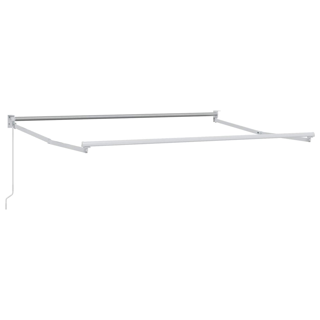 vidaXL Markiza wysuwana bordowy 3 x 2 m 100% Poliester i Aluminium