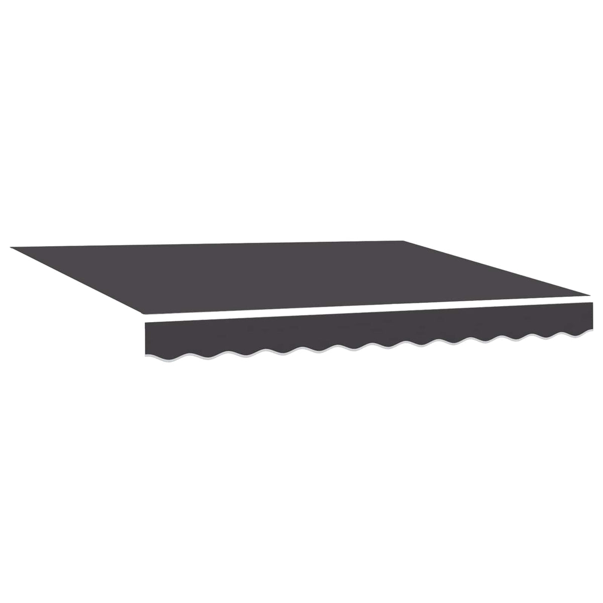 vidaXL Markiza wysuwana antracytowy 2,5 x 2 m Poliester i Metal