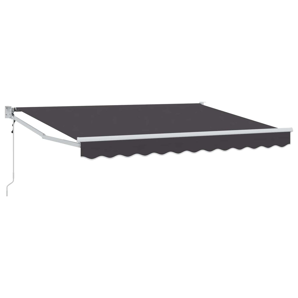 vidaXL Markiza antracytowy 3,5 x 2 m Poliester i Metal