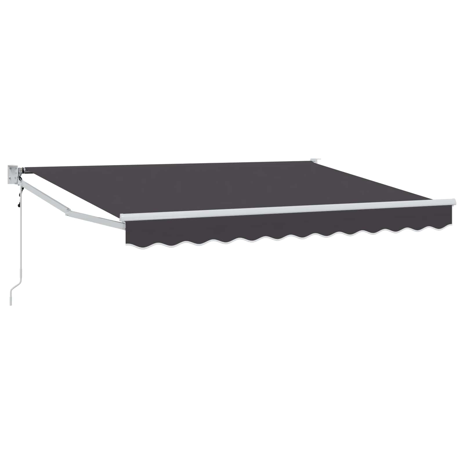 vidaXL Markiza antracytowy 3,5 x 2 m Poliester i Metal