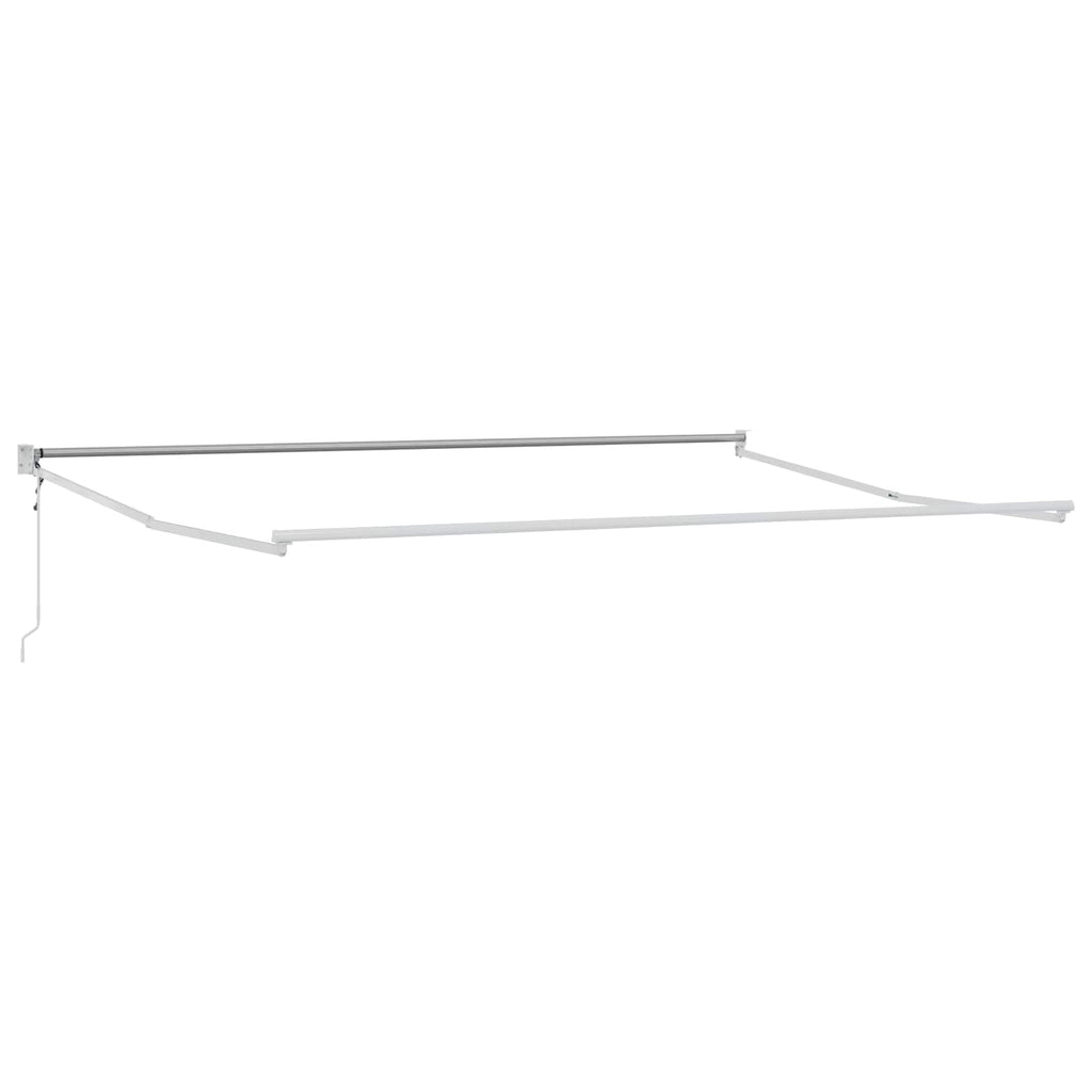 vidaXL Markiza kremowy 4 x 2 m Poliester i Metal