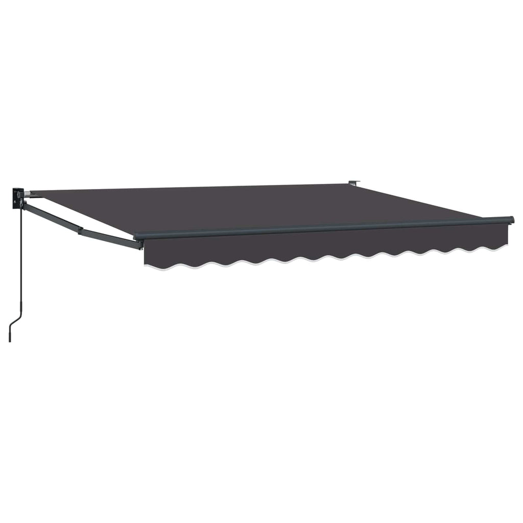 vidaXL Markiza wysuwana antracytowy 3,5 x 2 m