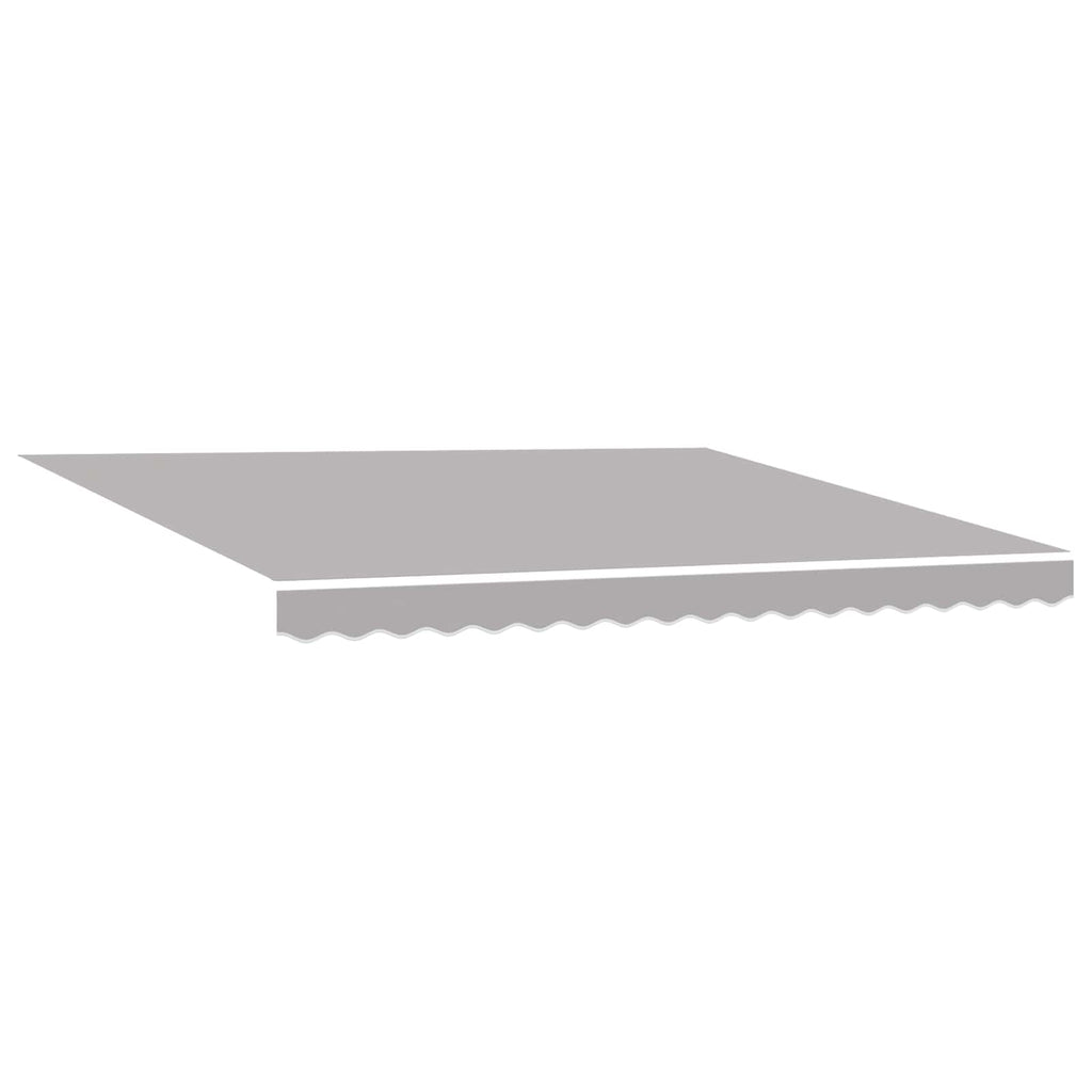 vidaXL Markiza wysuwana jasnoszary 4 × 3 m Canvas i Aluminium