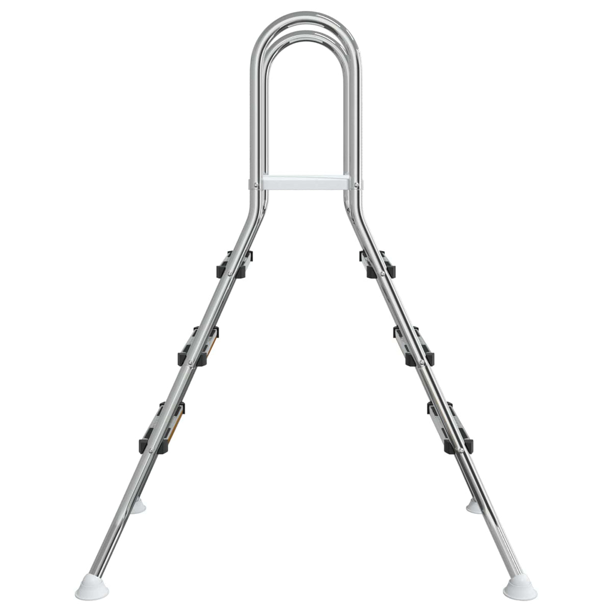 vidaXL Drabina do basenu nadziemnego 100 cm 3-Step Stal nierdzewna 304