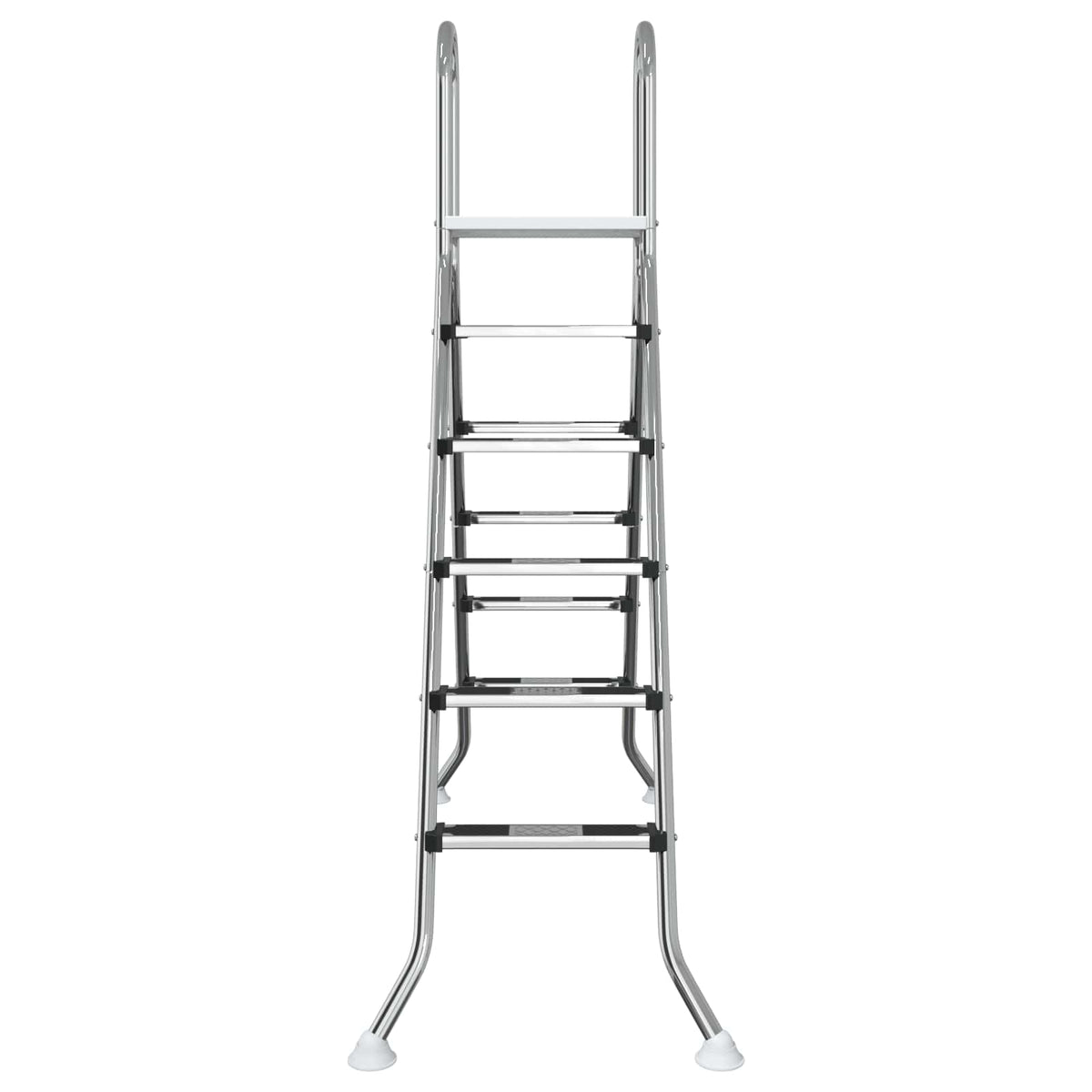 vidaXL Drabina do basenu nadziemnego 224 x 175 cm 5-stopniowy