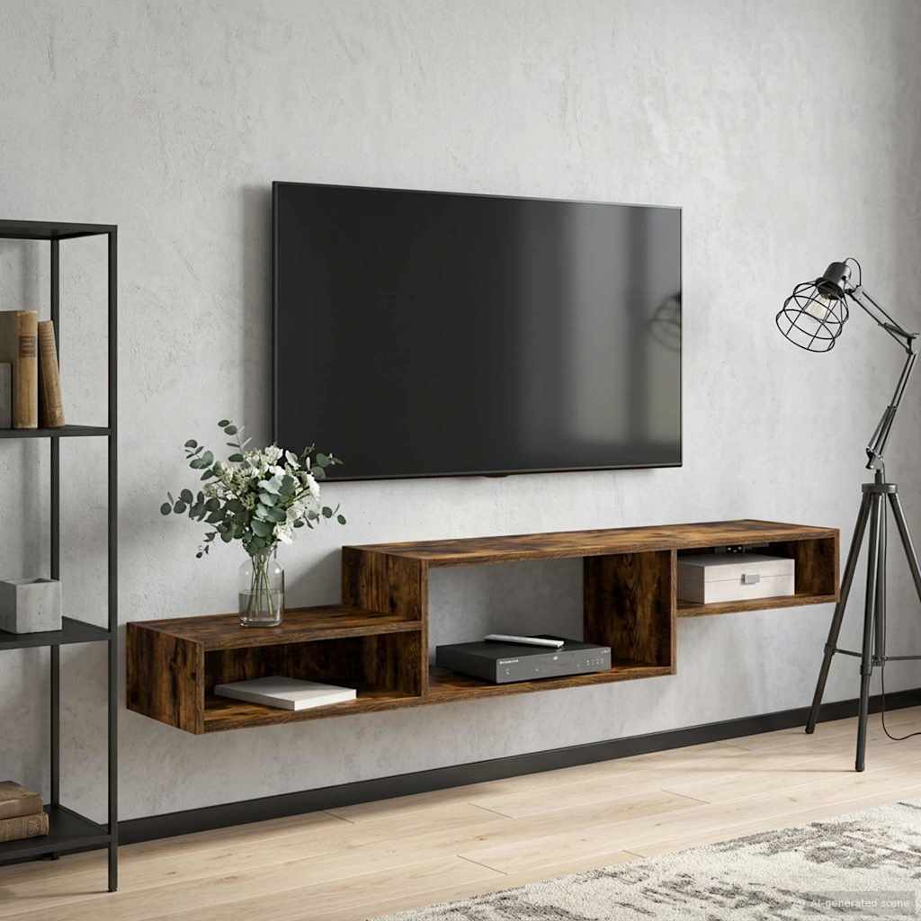 vidaXL Szafka na telewizor montowana na ścianie Do montażu na ścianie