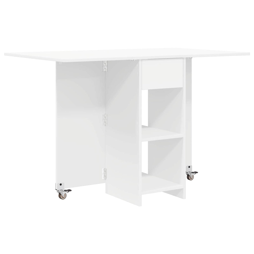 vidaXL Stół jadalniany 115 x 70 x 75 cm Drewno inżynieryjne Biały