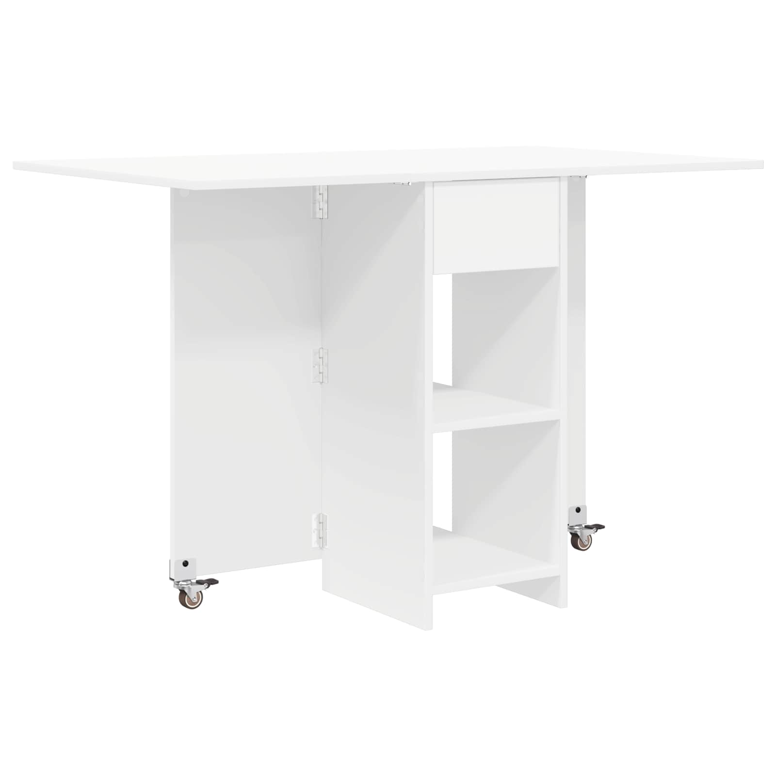 vidaXL Stół jadalniany 115 x 70 x 75 cm Drewno inżynieryjne Biały