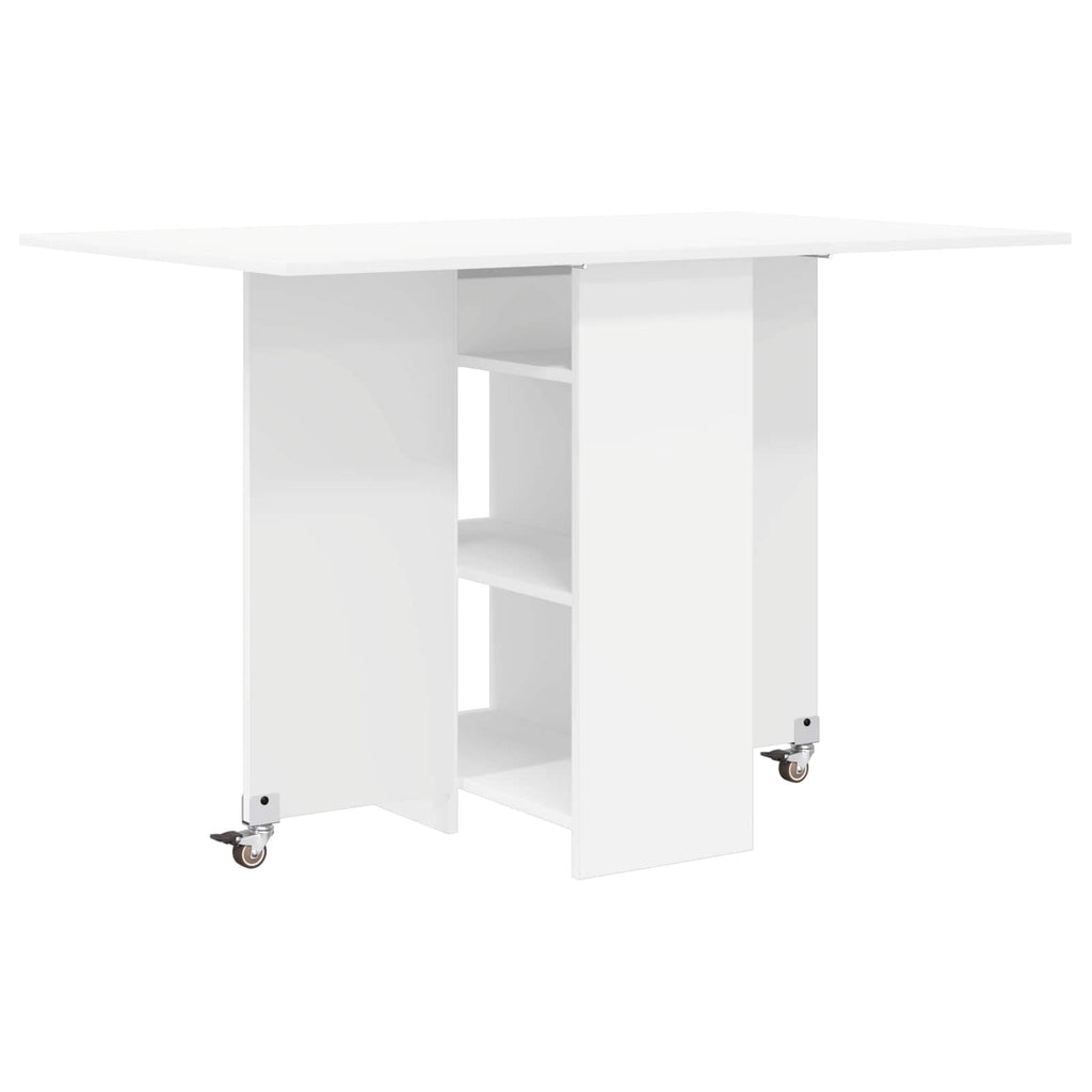 vidaXL Stół jadalniany 115 x 70 x 75 cm Drewno inżynieryjne Biały