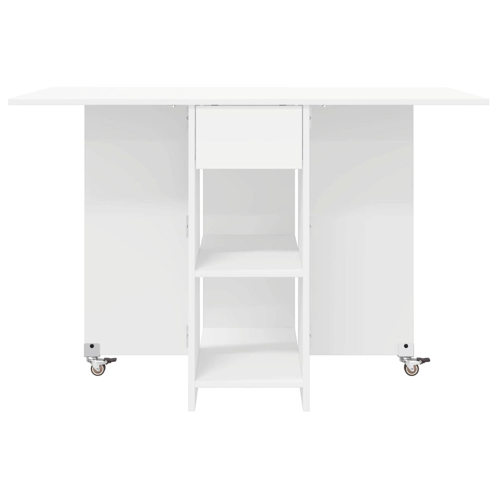 vidaXL Stół jadalniany 115 x 70 x 75 cm Drewno inżynieryjne Biały