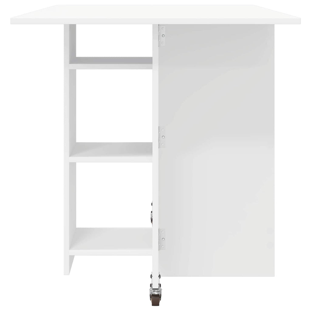 vidaXL Stół jadalniany 115 x 70 x 75 cm Drewno inżynieryjne Biały