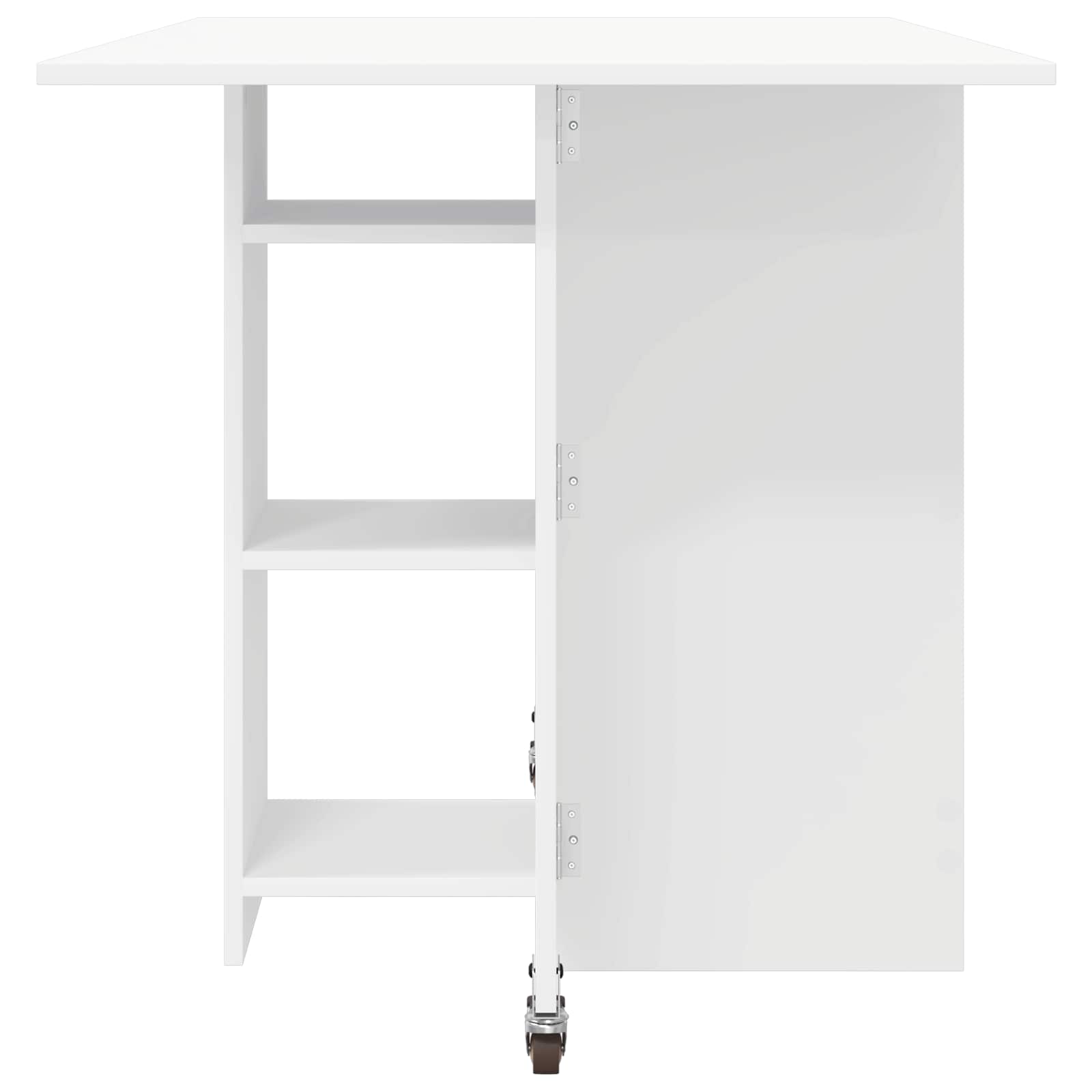 vidaXL Stół jadalniany 115 x 70 x 75 cm Drewno inżynieryjne Biały
