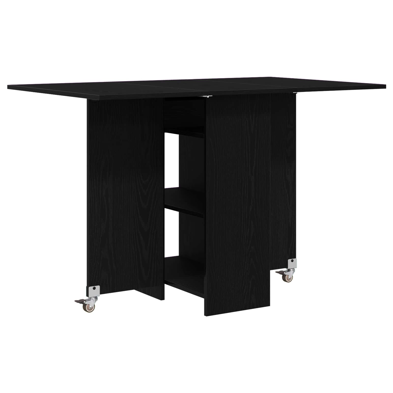 vidaXL Stół jadalniany 115 x 70 x 75 cm Drewno inżynieryjne Czarny dąb
