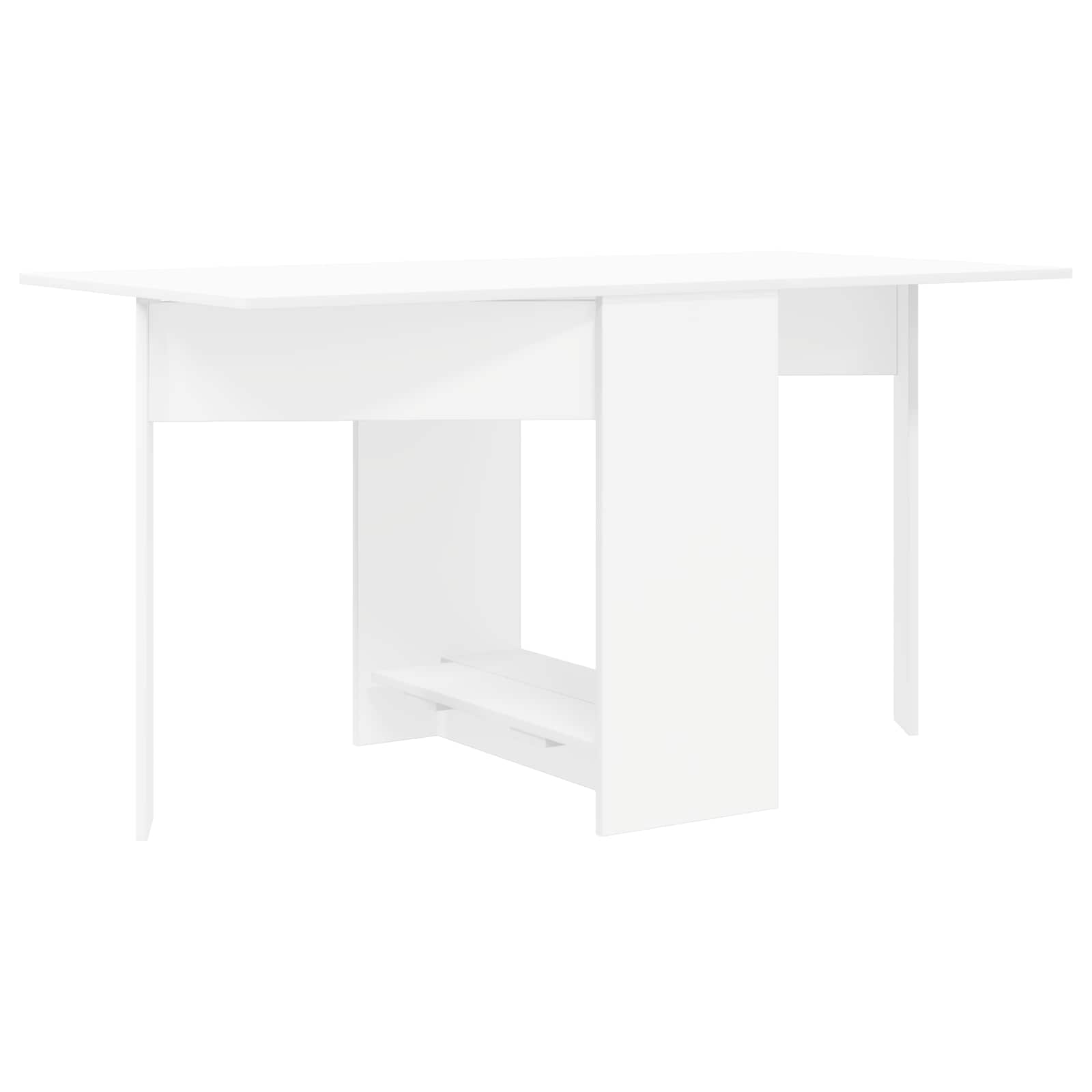 vidaXL Stół jadalniany 138 x 70 x 73,5 cm Drewno inżynieryjne Biały