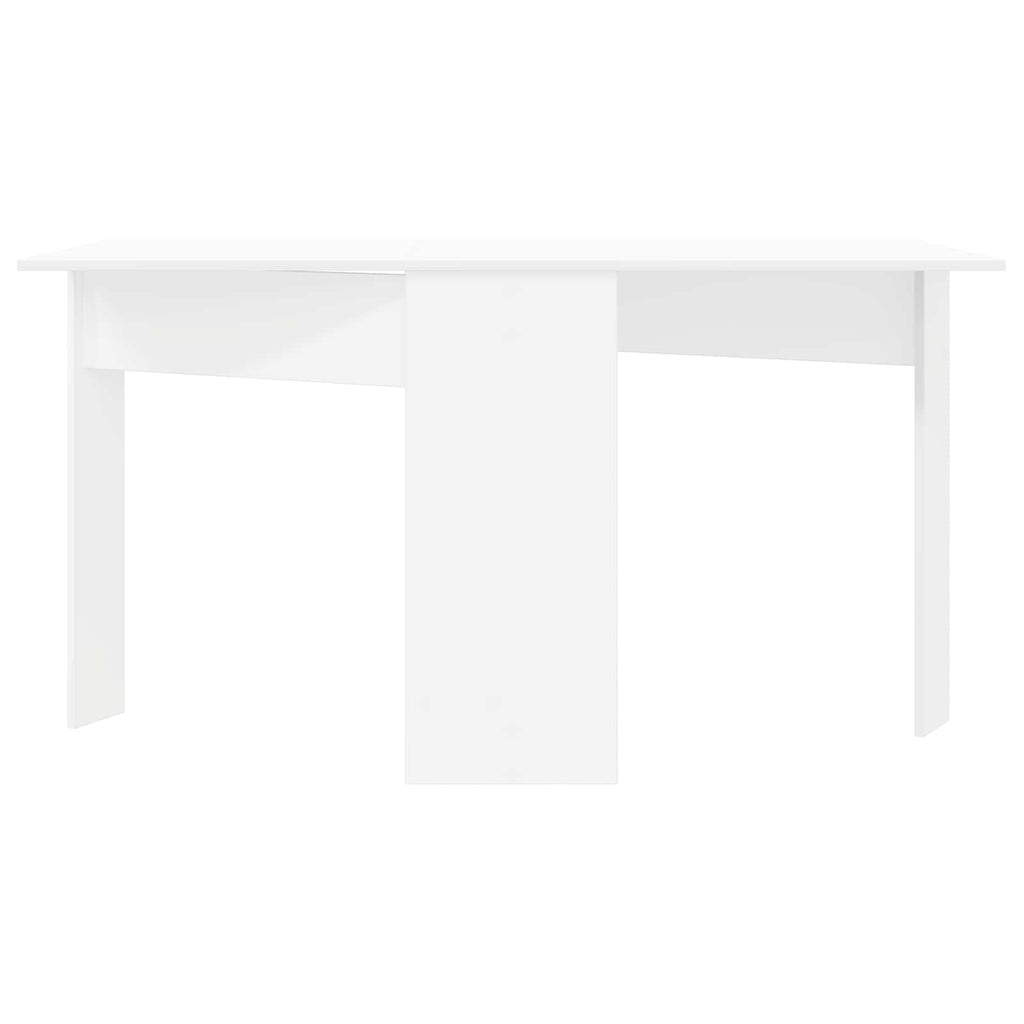 vidaXL Stół jadalniany 138 x 70 x 73,5 cm Drewno inżynieryjne Biały