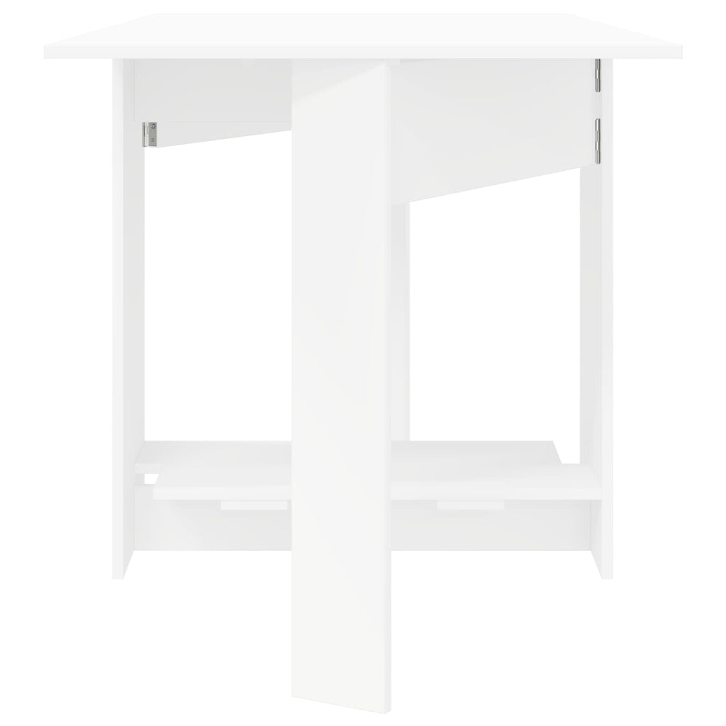 vidaXL Stół jadalniany 138 x 70 x 73,5 cm Drewno inżynieryjne Biały