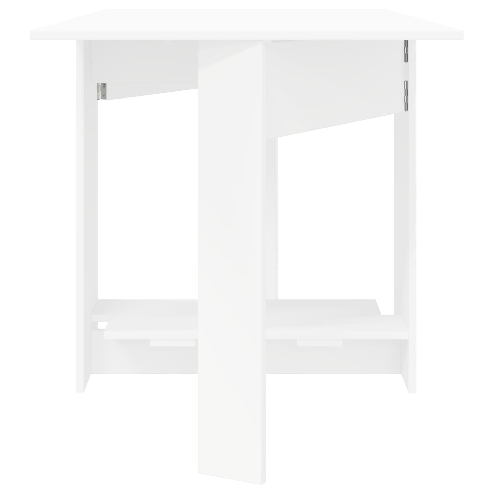 vidaXL Stół jadalniany 138 x 70 x 73,5 cm Drewno inżynieryjne Biały