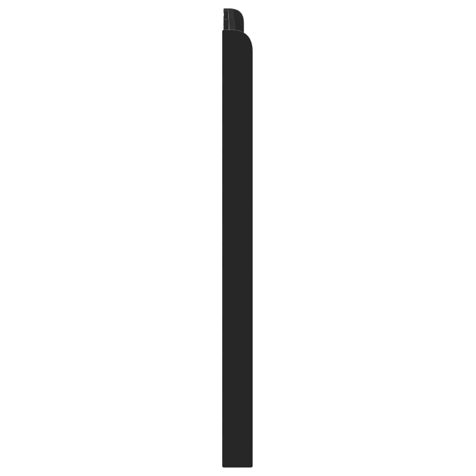 vidaXL Zagłówek Czarny Drewno inżynieryjne