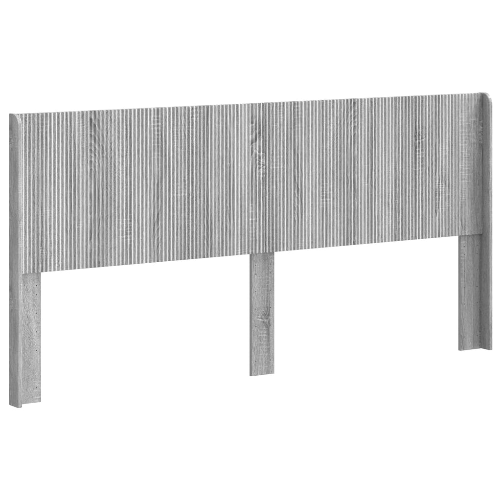 vidaXL Zagłówek Szary Sonoma Drewno inżynieryjne