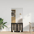 vidaXL Składany kojec dla zwierząt 2 pcs Czarny Dąb 100,5 x 38 x 70 cm