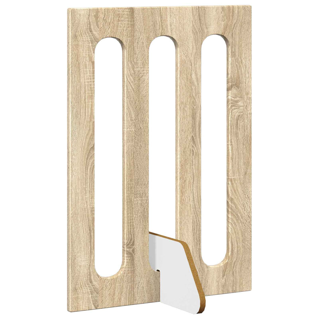 vidaXL Składany kojec dla zwierząt 4 pcs Dąb Sonoma 201 x 38 x 70 cm