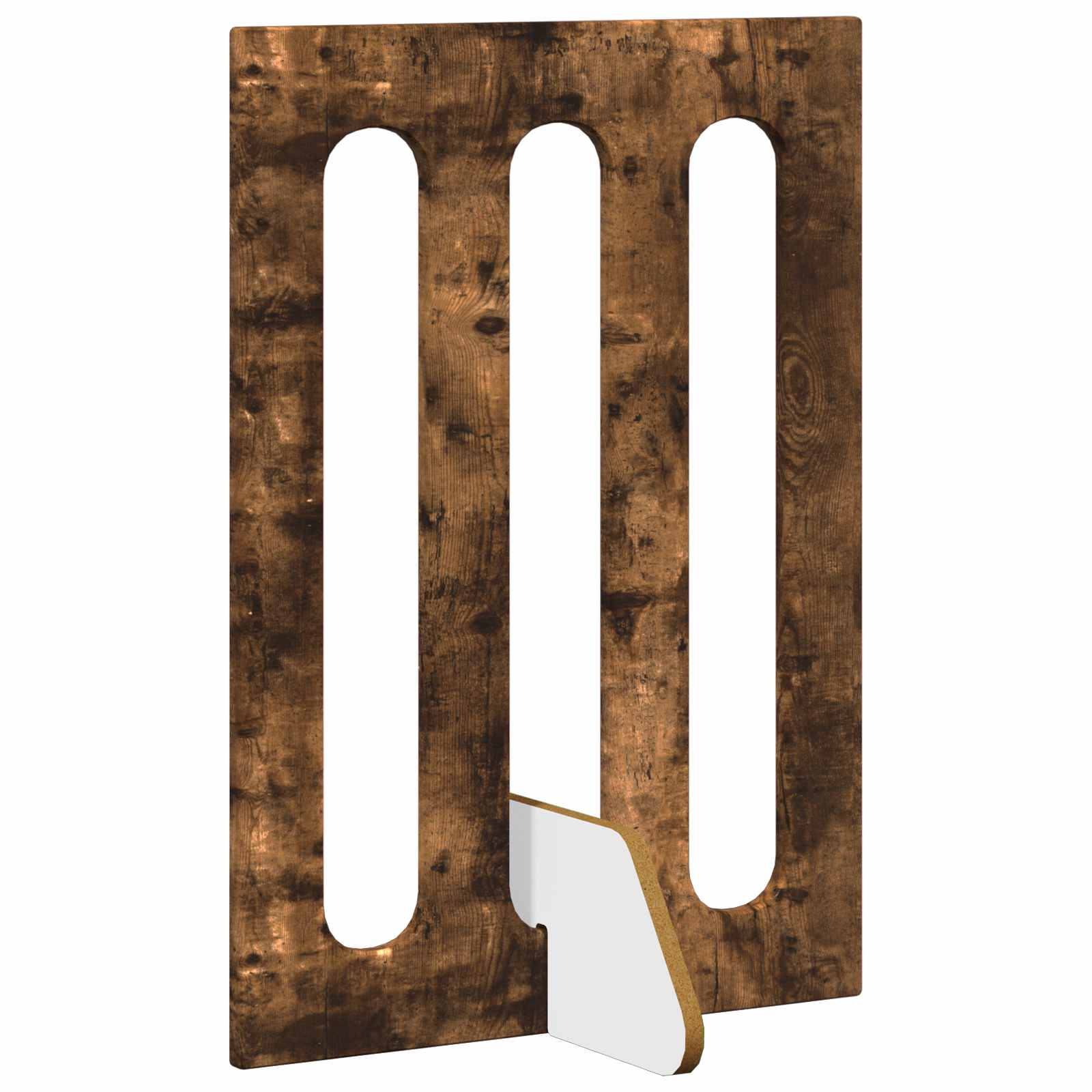 vidaXL Składany kojec dla zwierząt 4 pcs Dąb Wędzony 201 x 38 x 70 cm