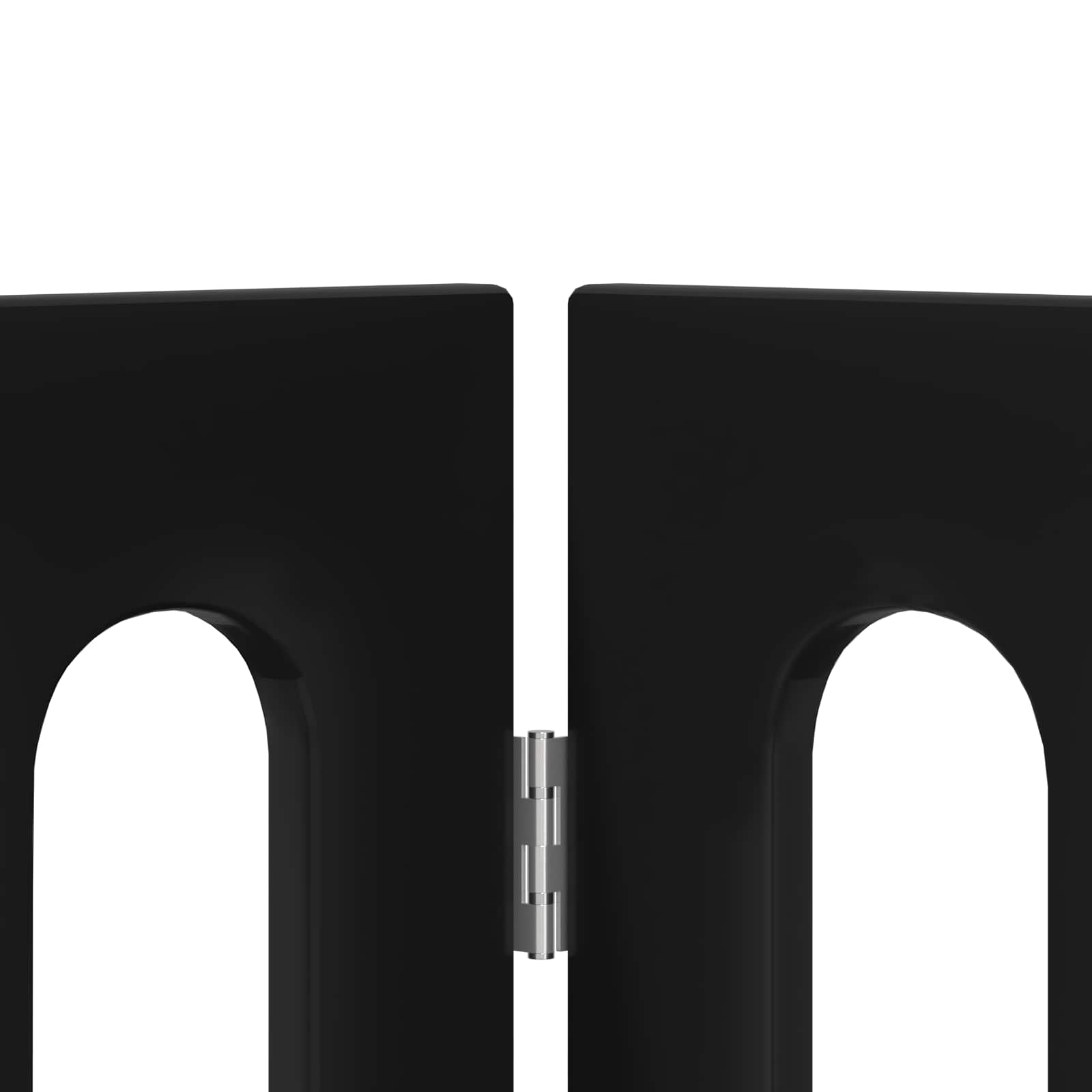 vidaXL Składany kojec dla zwierząt 4 pcs Czarny Dąb 201 x 38 x 90 cm