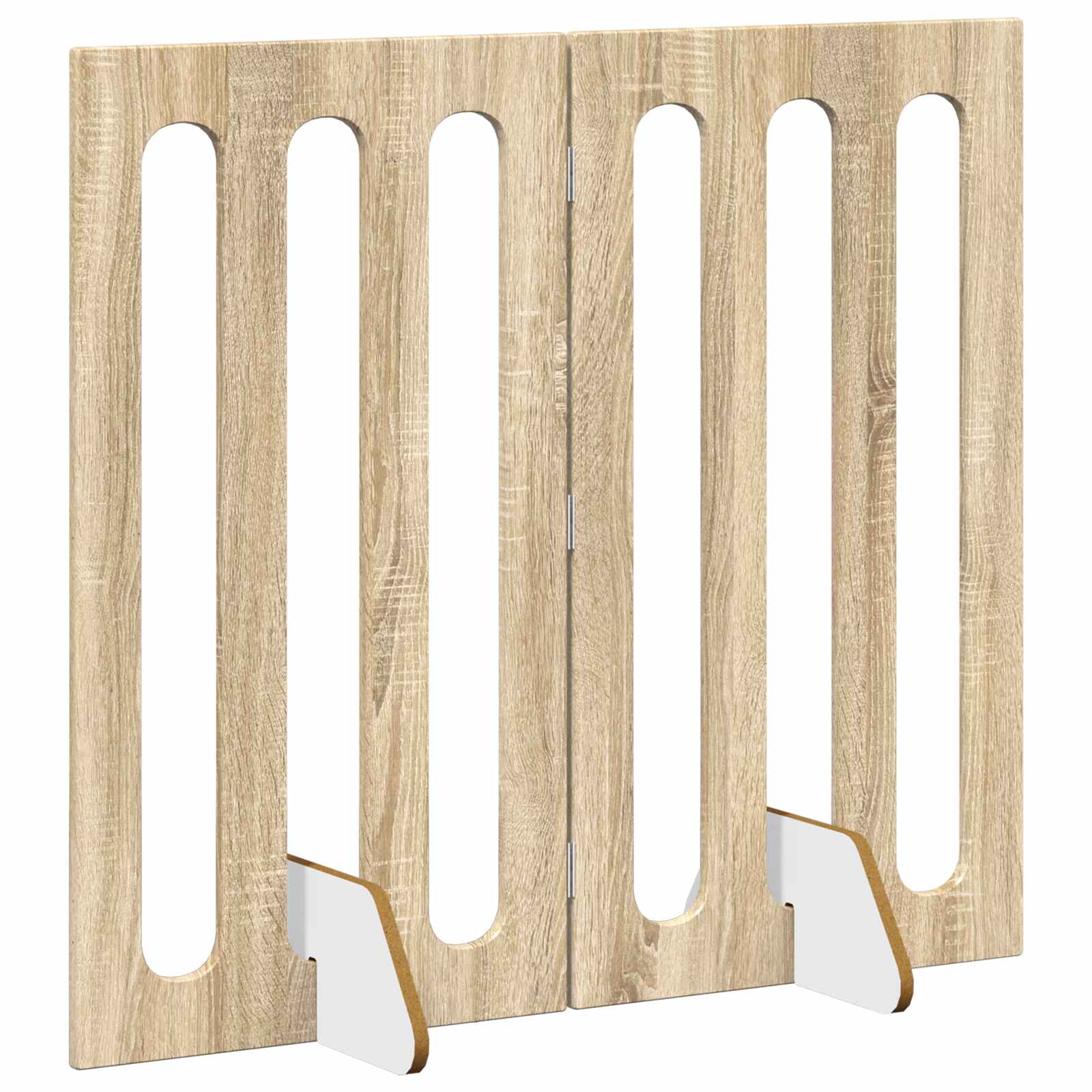 vidaXL Składany kojec dla zwierząt 2 pcs Dąb Sonoma 100,5 x 38 x 90 cm