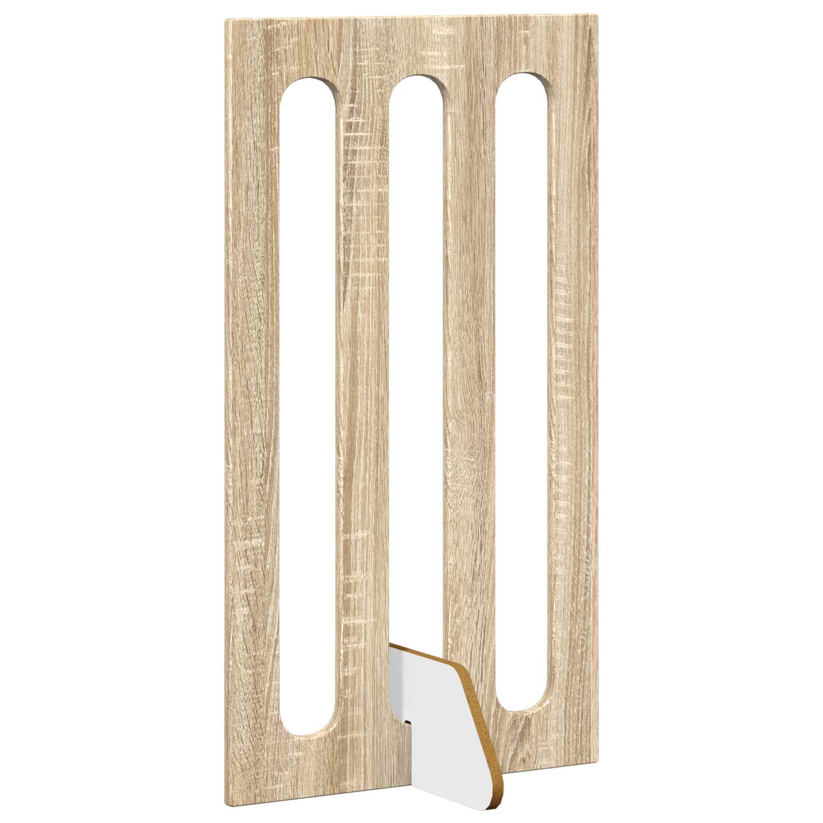 vidaXL Składany kojec dla zwierząt 4 pcs Dąb Sonoma 201 x 38 x 90 cm
