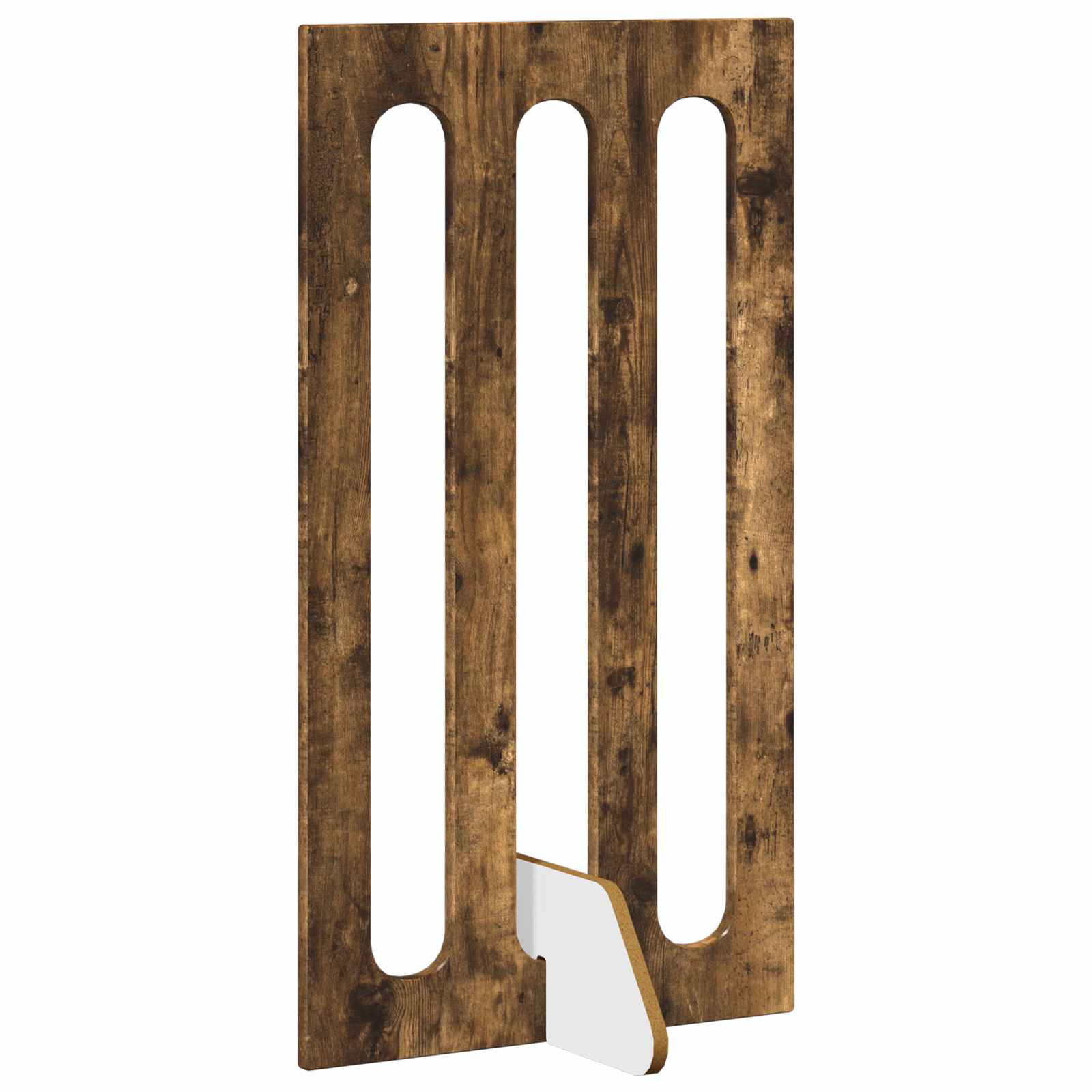 vidaXL Składany kojec dla zwierząt 4 pcs Dąb Wędzony 201 x 38 x 90 cm