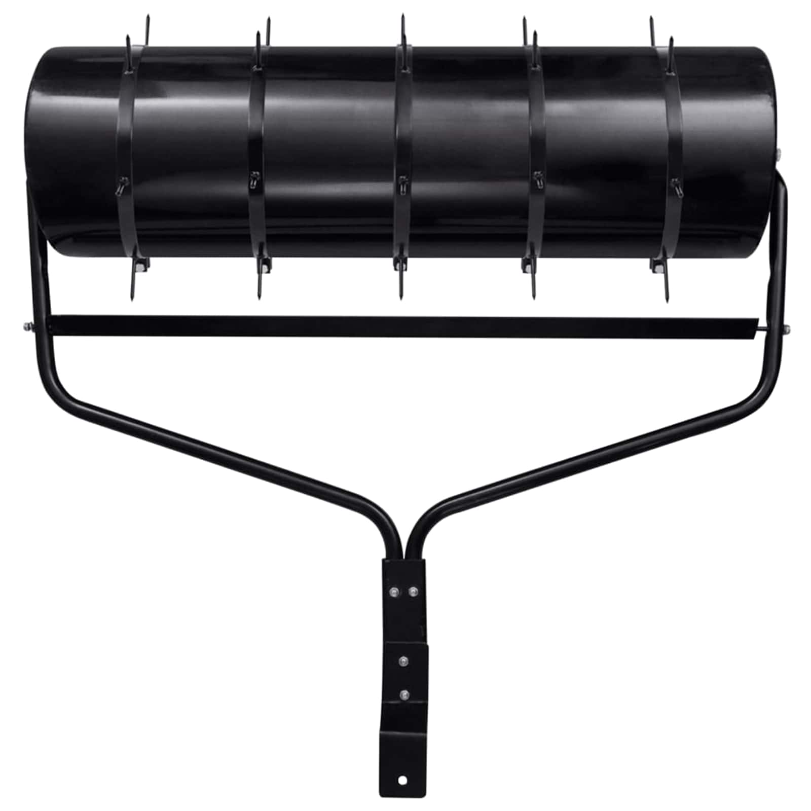 vidaXL Zielony wałek do trawnika z zaciskami aeratora Ø 30 x 90 cm
