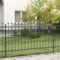 vidaXL Ogrodzenie Ring TILBURG Czarny