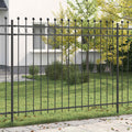 vidaXL Ogrodzenie Ring TILBURG Czarny