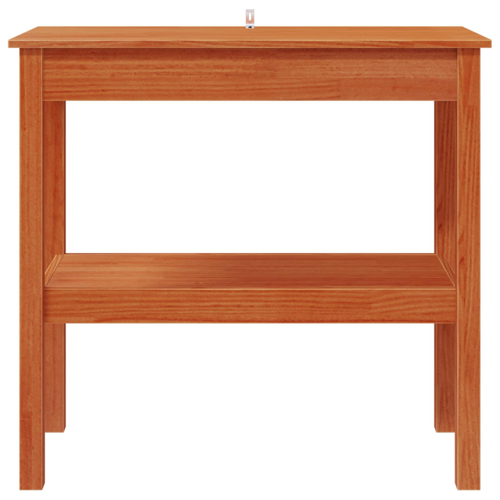 vidaXL Konsola Woskowy Brąz 80 x 40 x 75 cm Lite drewno sosnowe