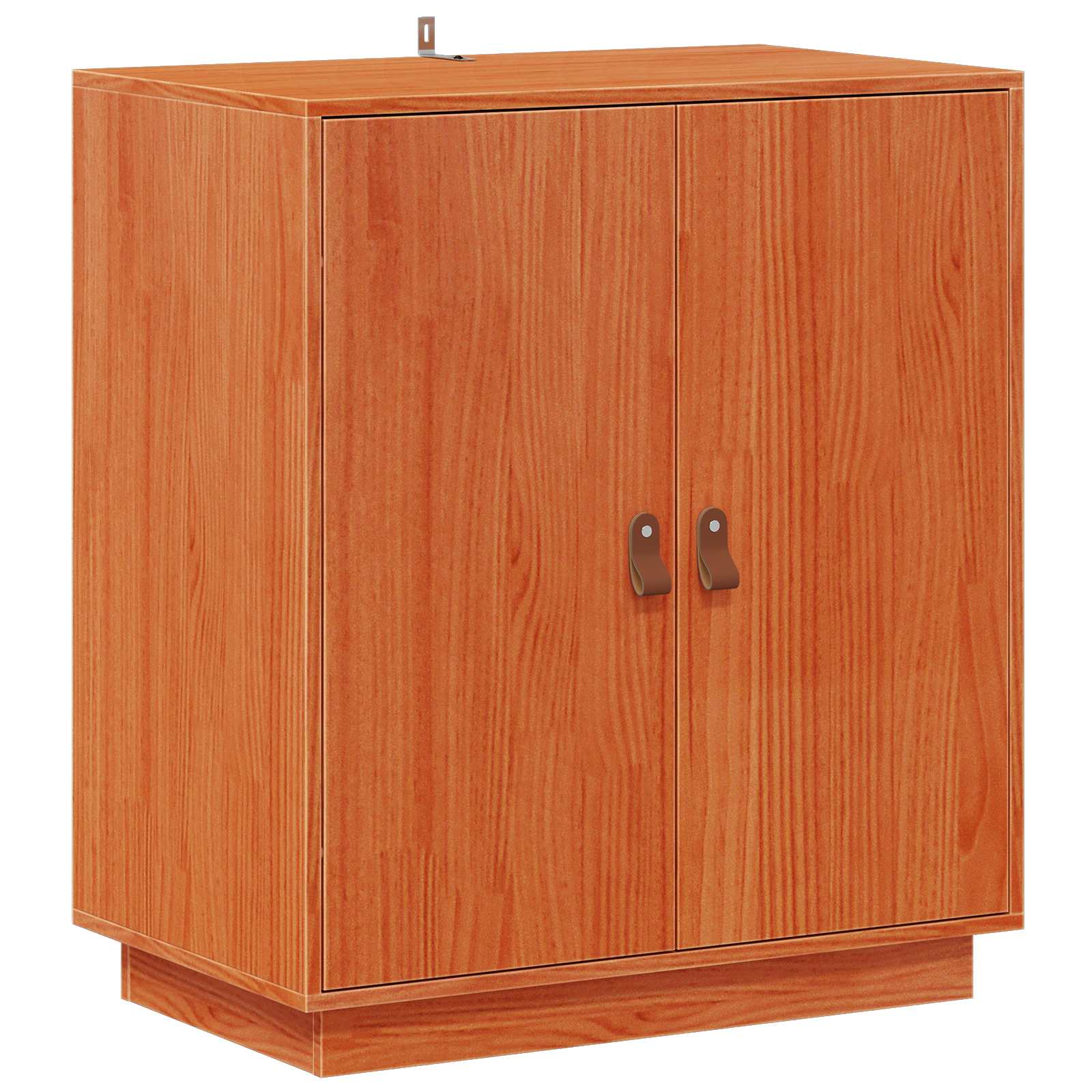 vidaXL Bufet Woskowy Brąz 65,5 x 40 x 75 cm Lite drewno sosnowe
