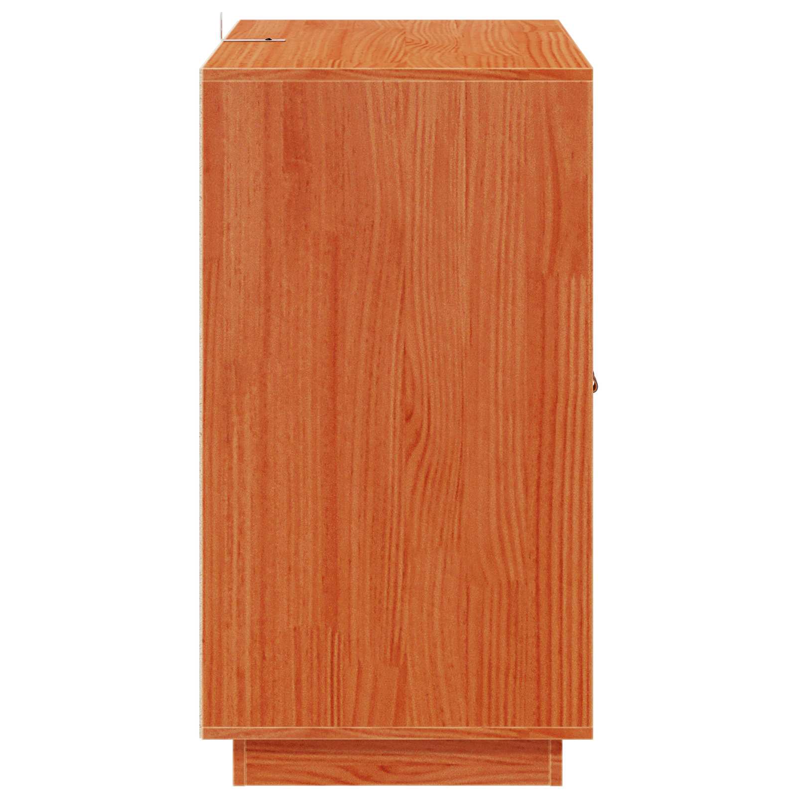 vidaXL Bufet Woskowy Brąz 65,5 x 40 x 75 cm Lite drewno sosnowe